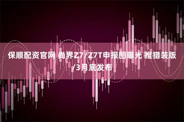 保顺配资官网 尚界Z7/Z7T申报图曝光 推猎装版/3月底发布
