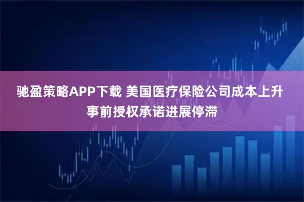 驰盈策略APP下载 美国医疗保险公司成本上升 事前授权承诺进展停滞